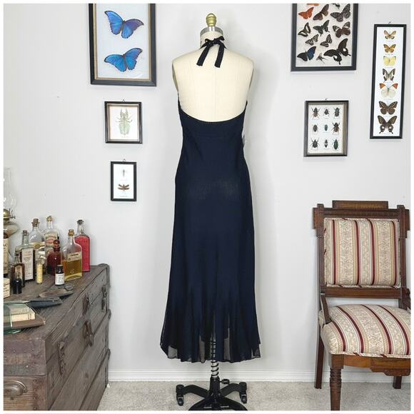 St. John. Evening Embellished Floral Knit Evening Dress Womens Size 6 NWT NEW - Picture 3 of 16